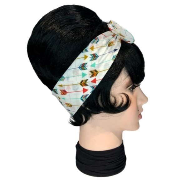 Bohemian Chic Colorful Arrow Bandana Tie Headband - Picture 5 of 13